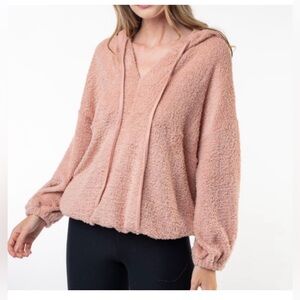 White Birch Blanket Soft Hooded Sweatshirt NWOT